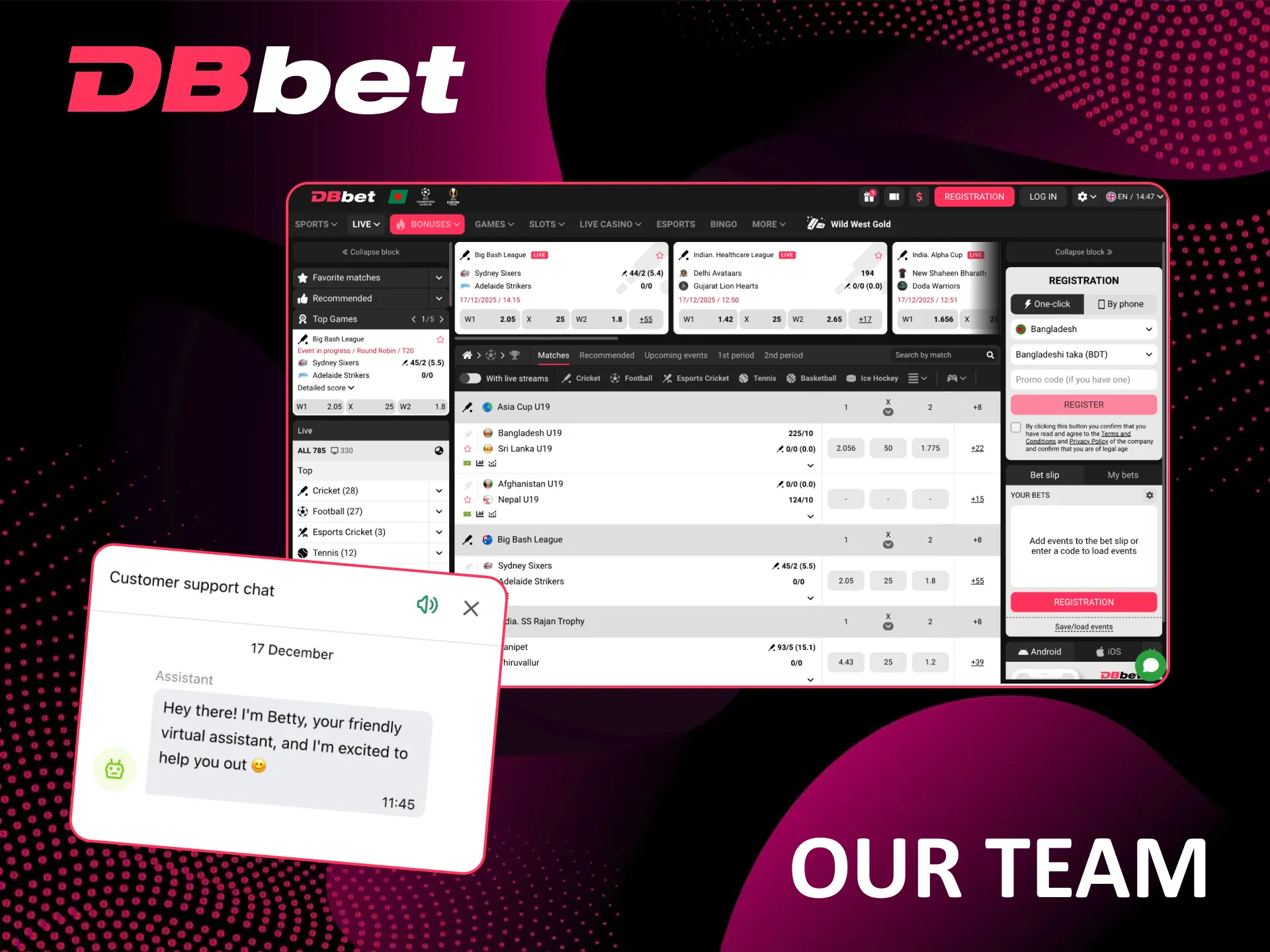 Online casino Dbbet is improving its technologies.