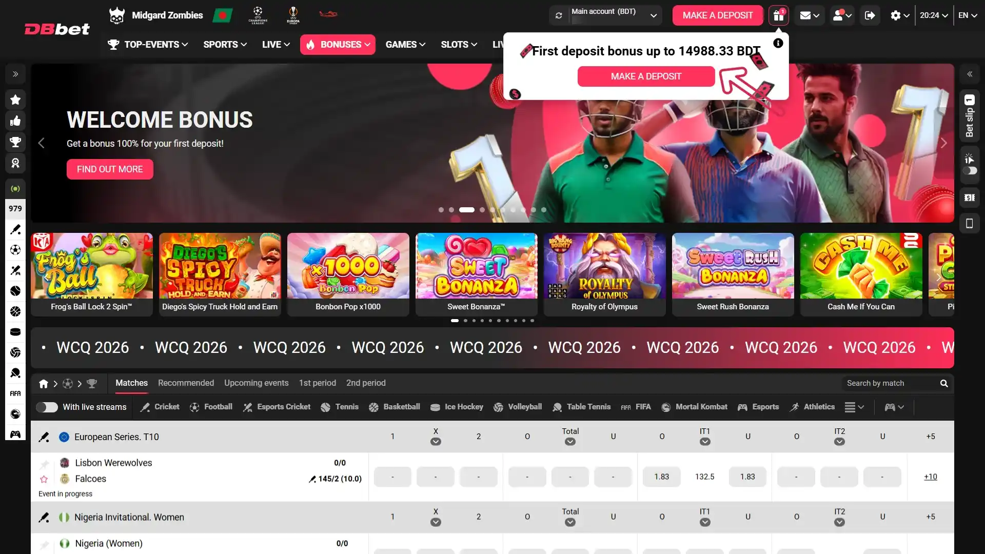Claim an exclusive welcome bonus for Dbbet Dota 2 Betting now.